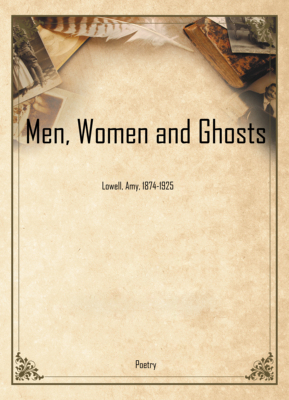 Men， Women and Ghosts