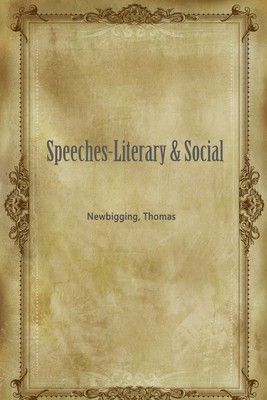 Speeches-Literary Social